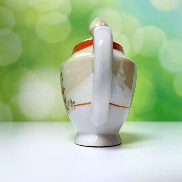 Vintage Lusterware Child’s Teapot & Casserole Dish – 1940s/1950s – Made in Japan - Picture 5 of 15